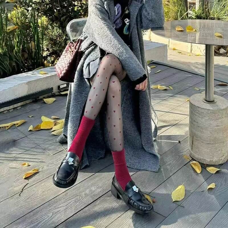 Femboy Tiny Heart Tights