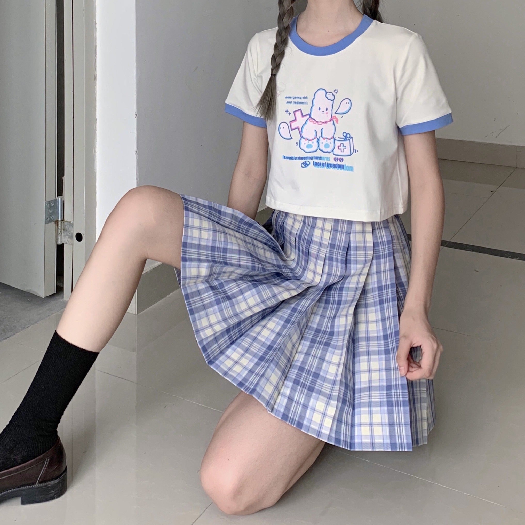 Cute Summer Girly Crop T-shirt