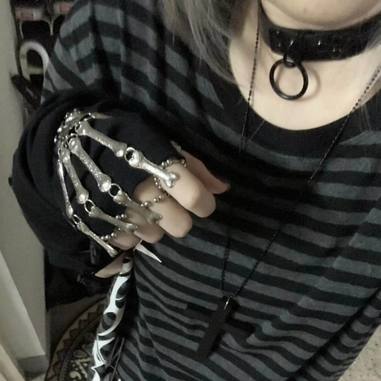 Thorns Striped Oversize T-shirt