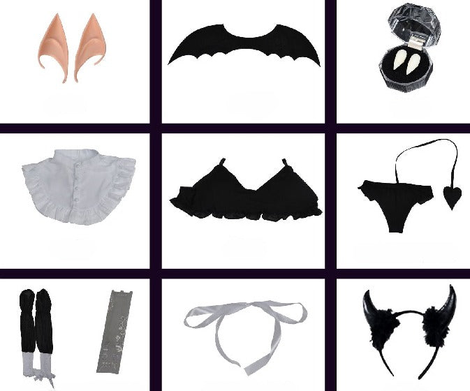 Devil Succubus Cosplay Costume Set