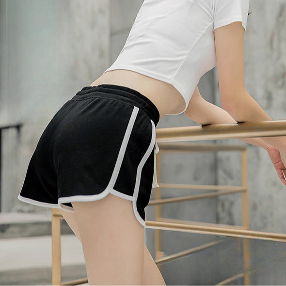 French Terry Drawcord Dolphin Shorts