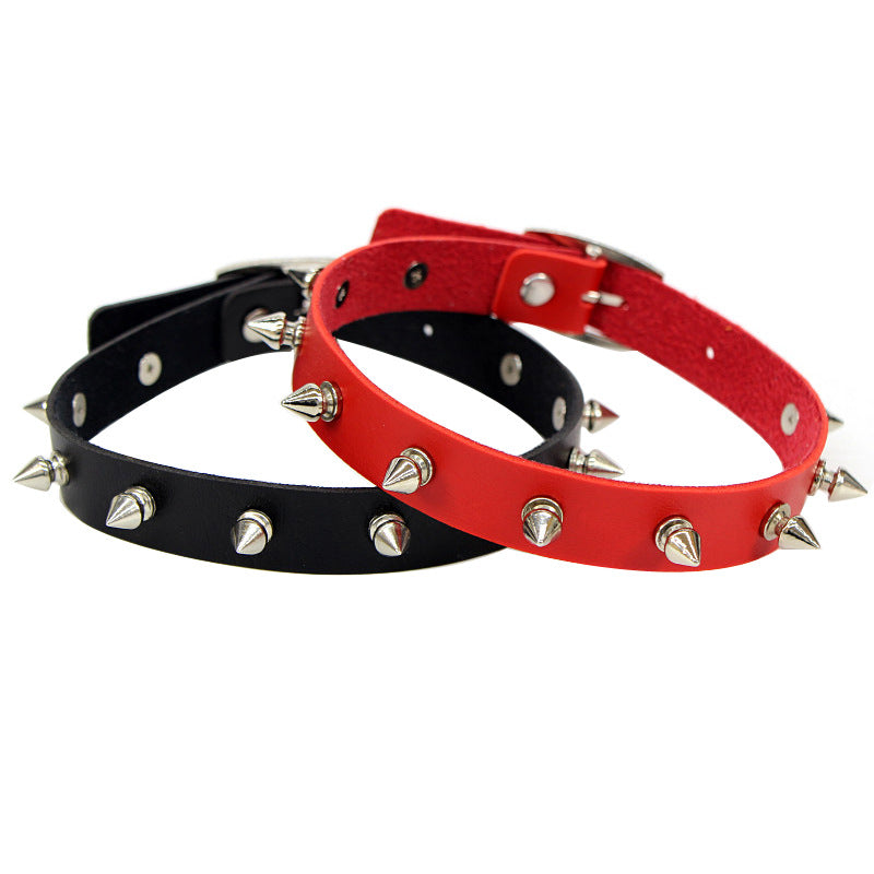 Goth Pointy Studded Choker