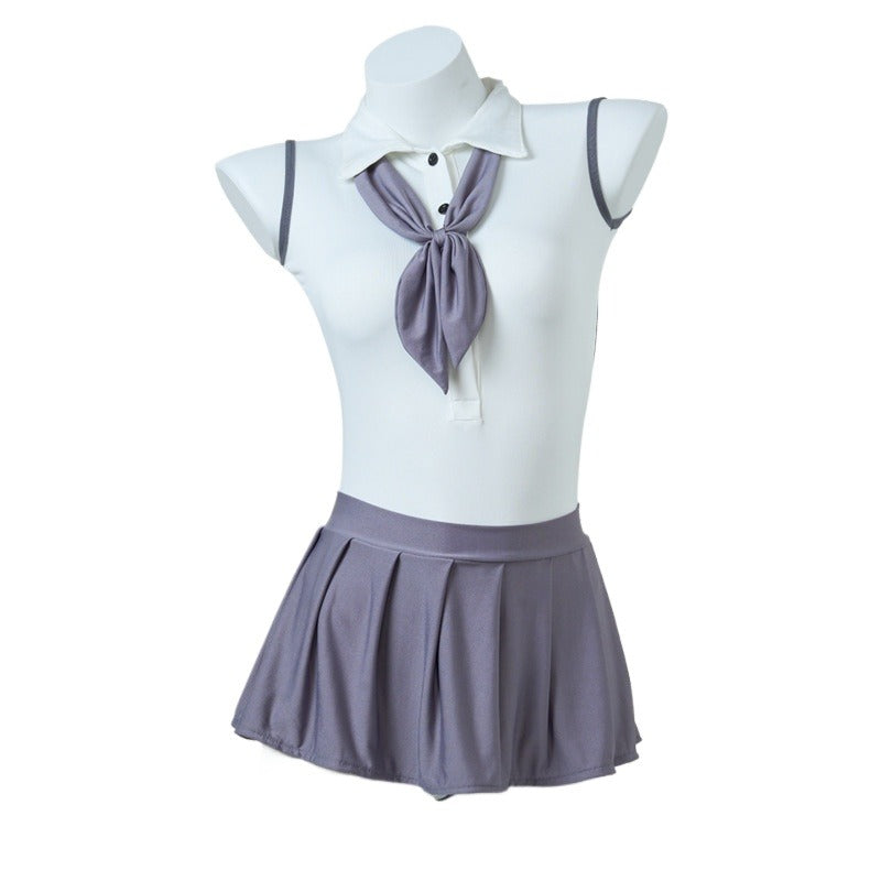 Bow-knot Japanese Schoolgirl Onesie