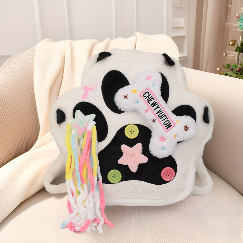 Plush Cat Paw Femboy Backsack