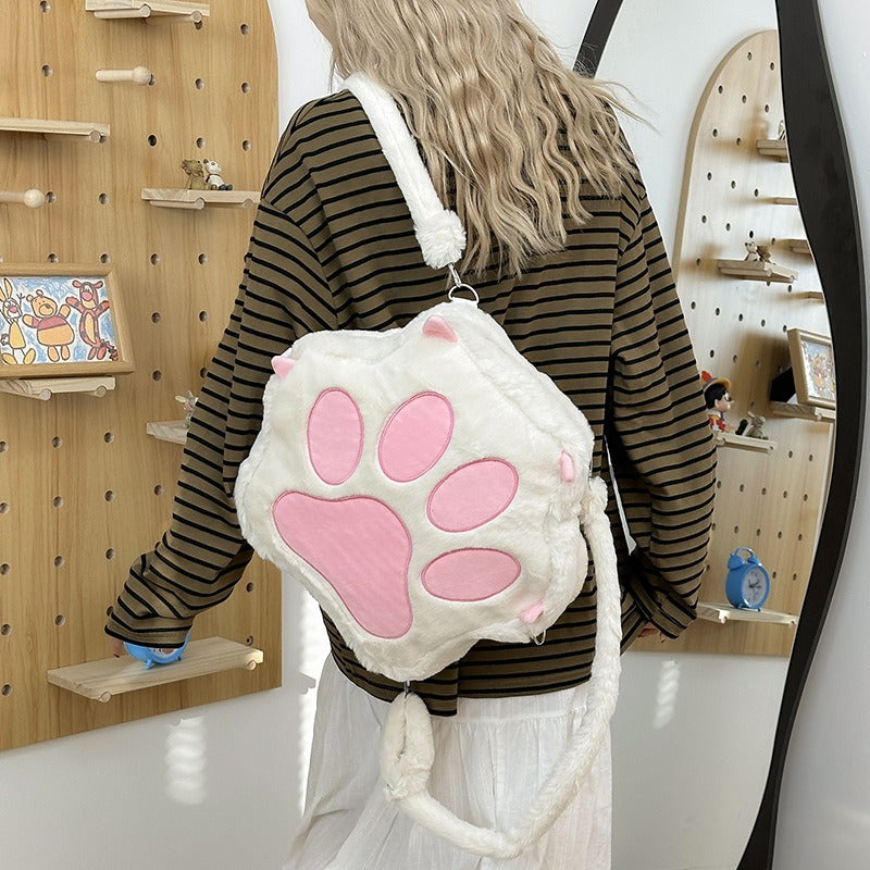 Plush Cat Paw Femboy Backsack