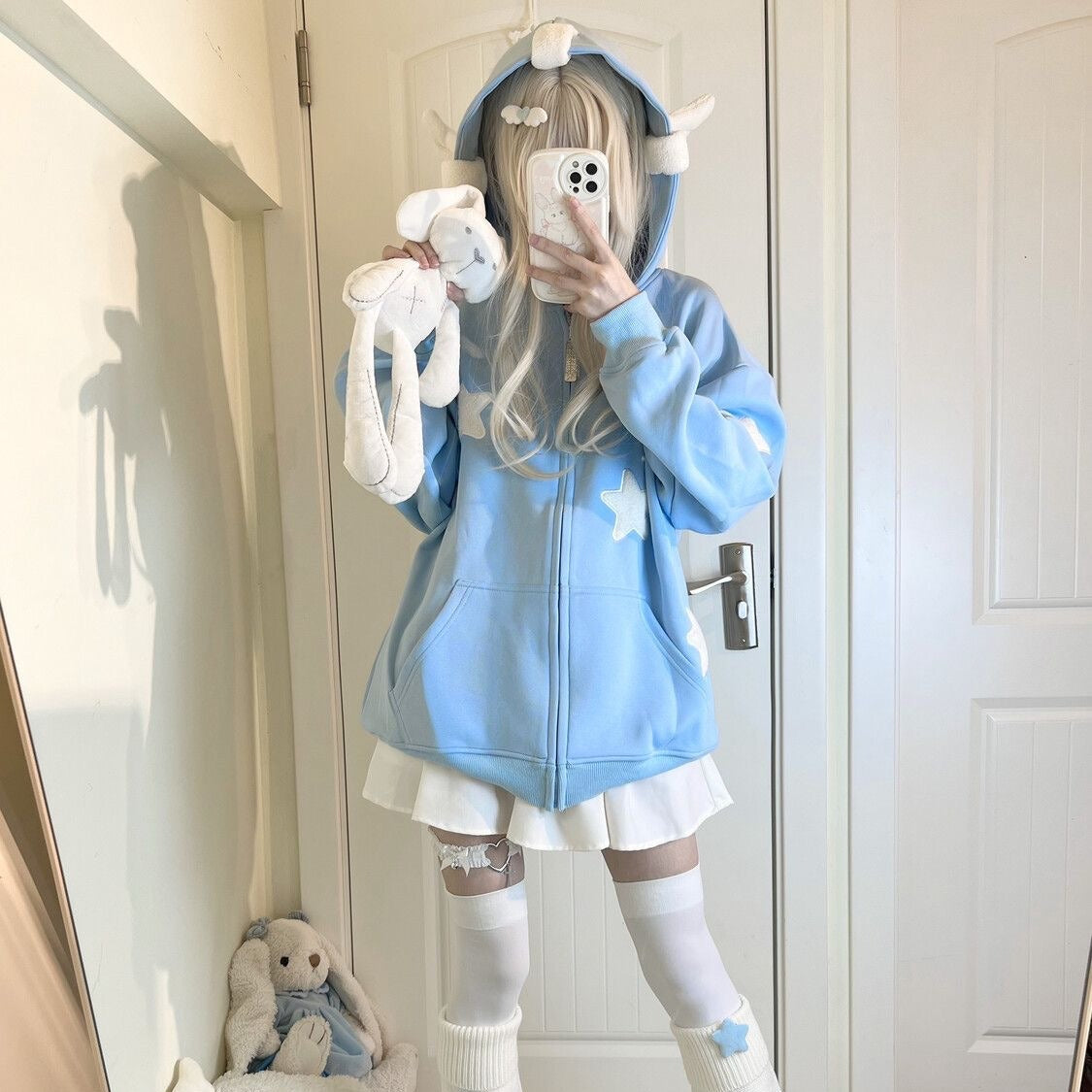 Cute Wing Ears Star Hoodie