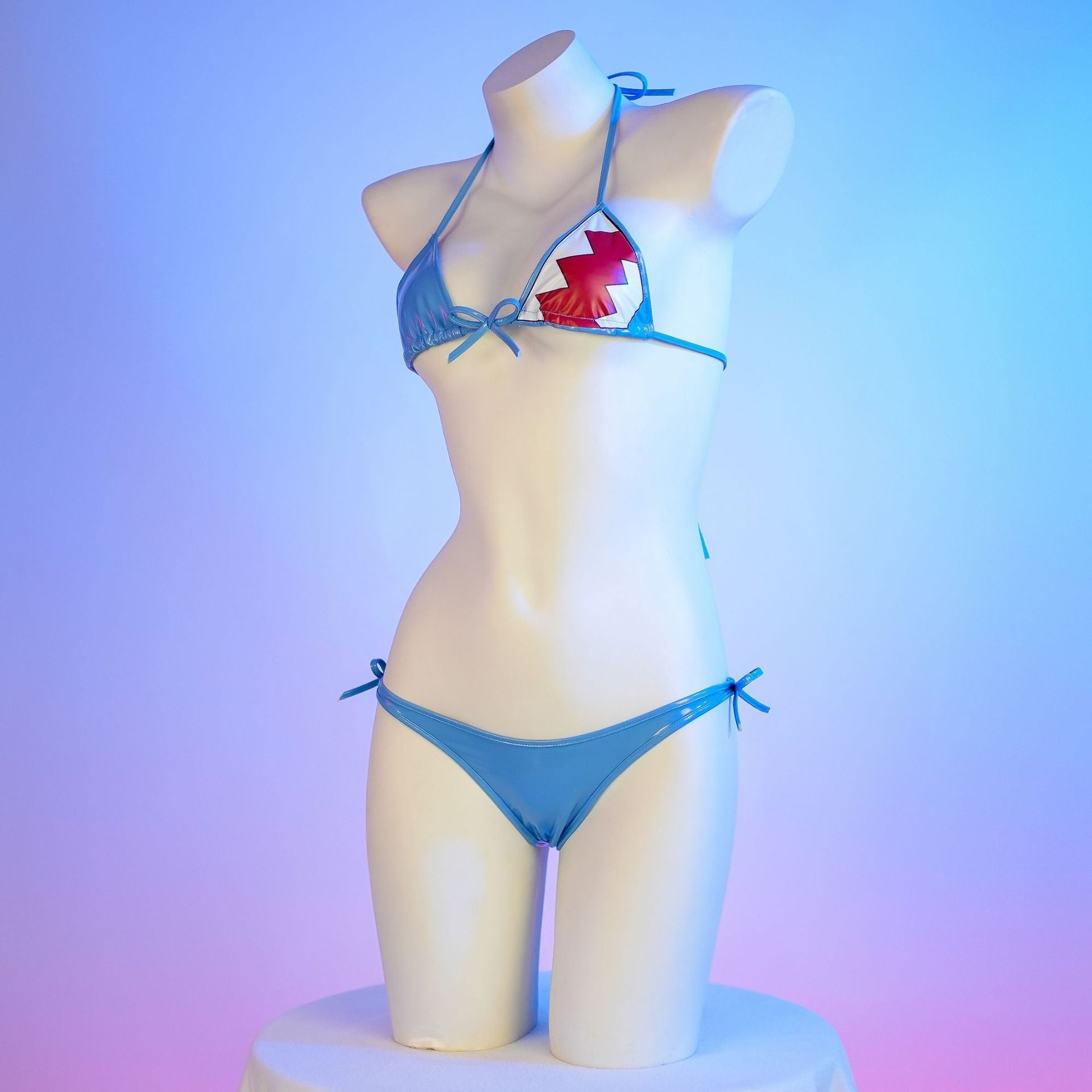 Gawr Gura Shark Girl Leather Bikini