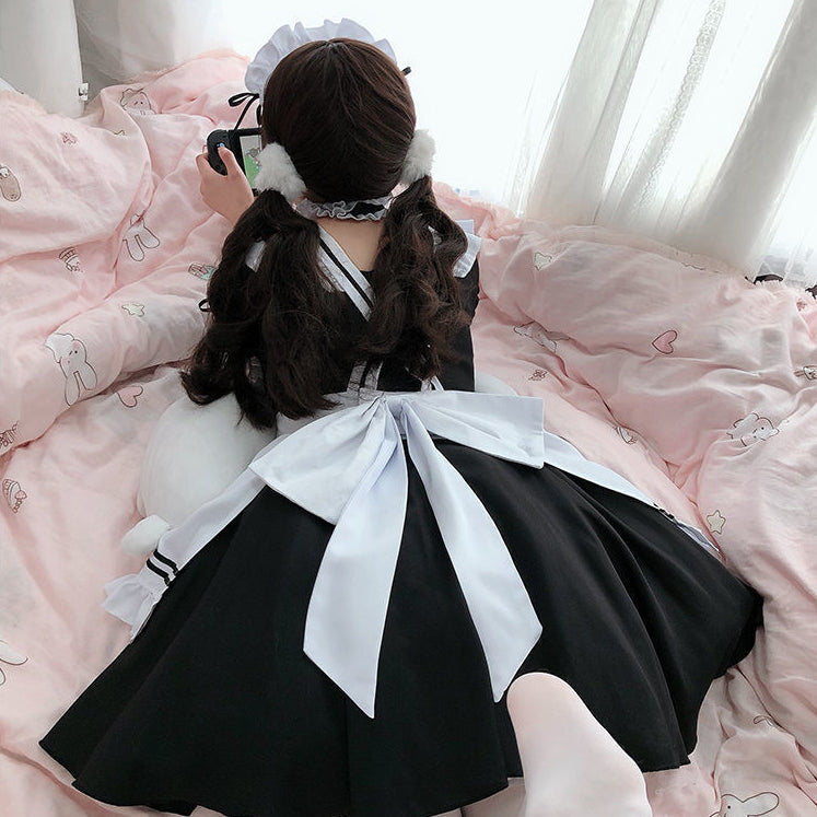 Lolita Girdle Maid Dress Set