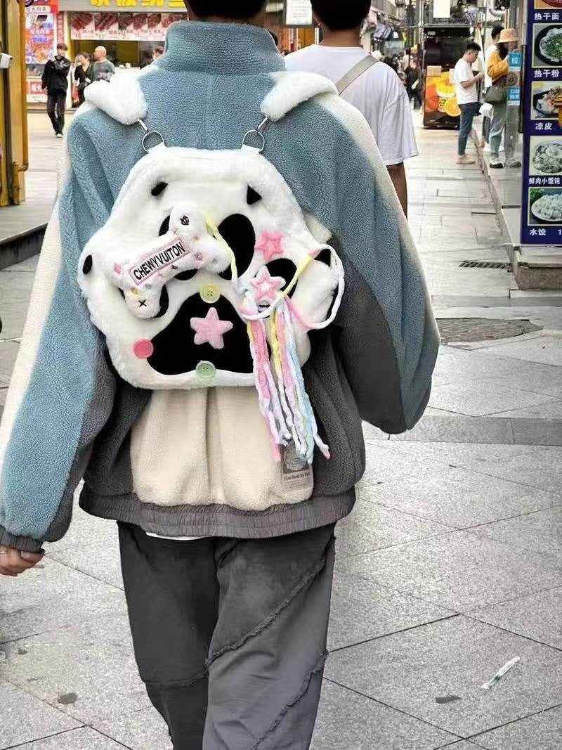 Plush Cat Paw Femboy Backsack