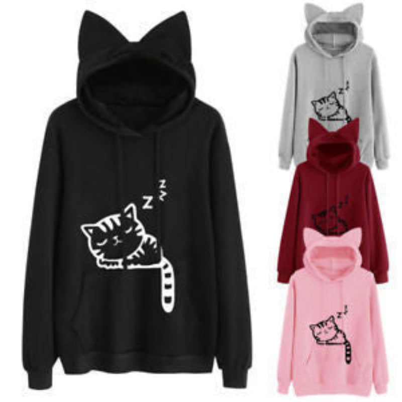Sleeping Cat Hoodie