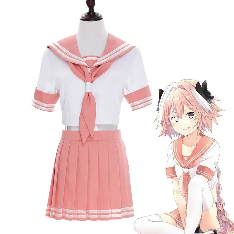 Pink Sailor Seifuku Astolfo Cosplay