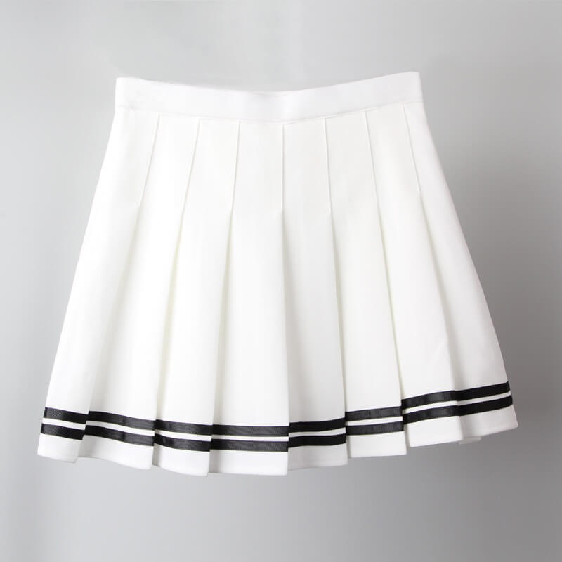 Classic Femboy Stripe Pleat Skirt