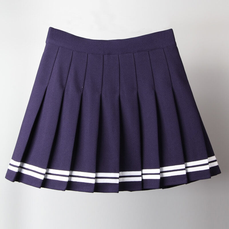 Classic Femboy Stripe Pleat Skirt