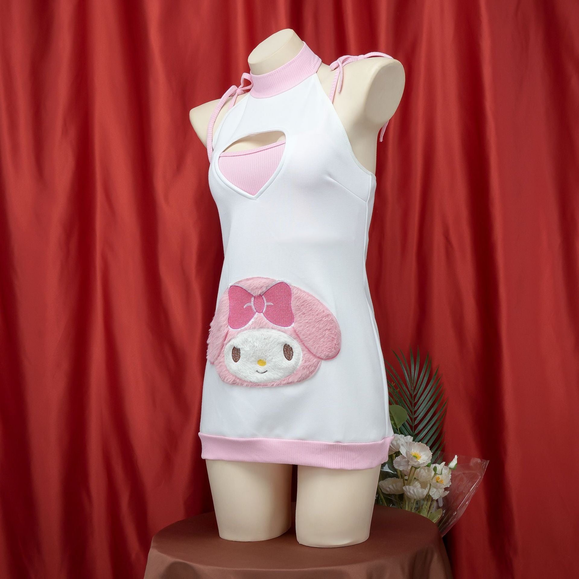 Kawaii Bunny Heart Nightdress Set