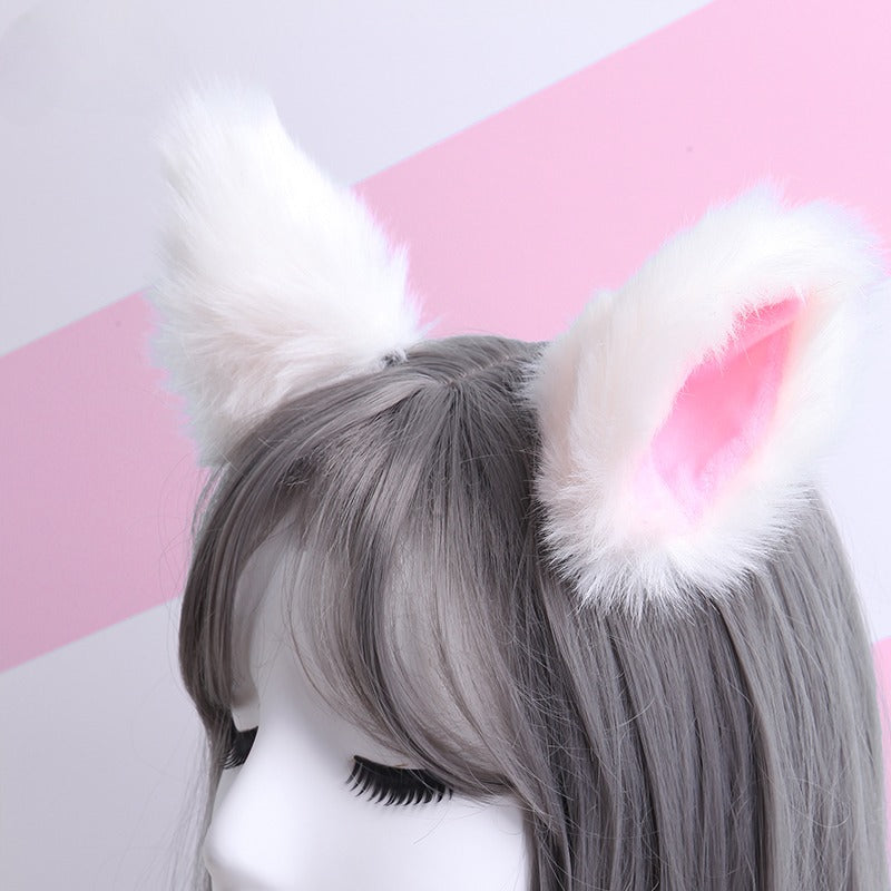 Furry Fox Ear Hairpins