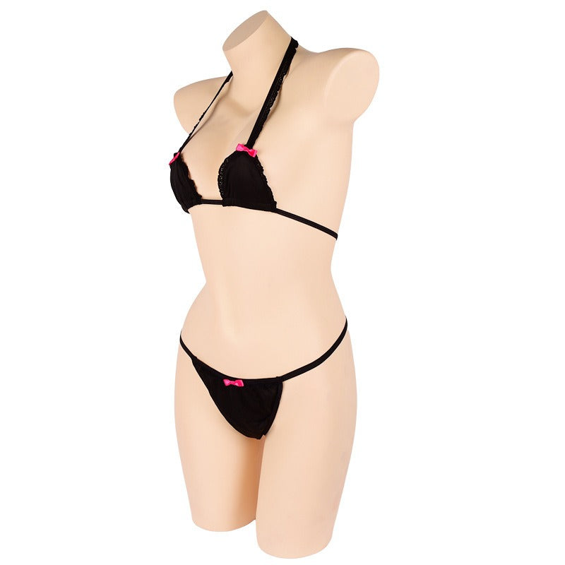 Halter Top G String Femboy Bikini Set