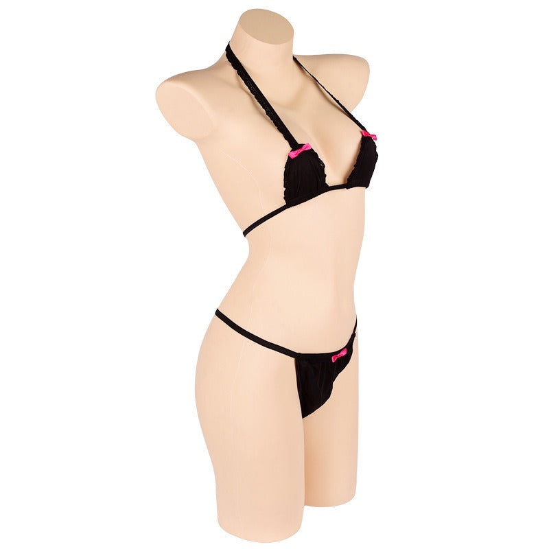 Halter Top G String Femboy Bikini Set