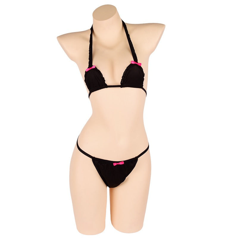 Halter Top G String Femboy Bikini Set