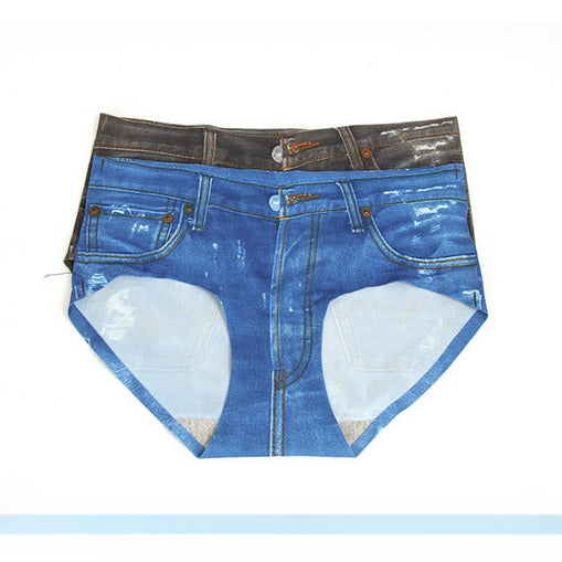 Imitation Denim Ice Silk Underwear