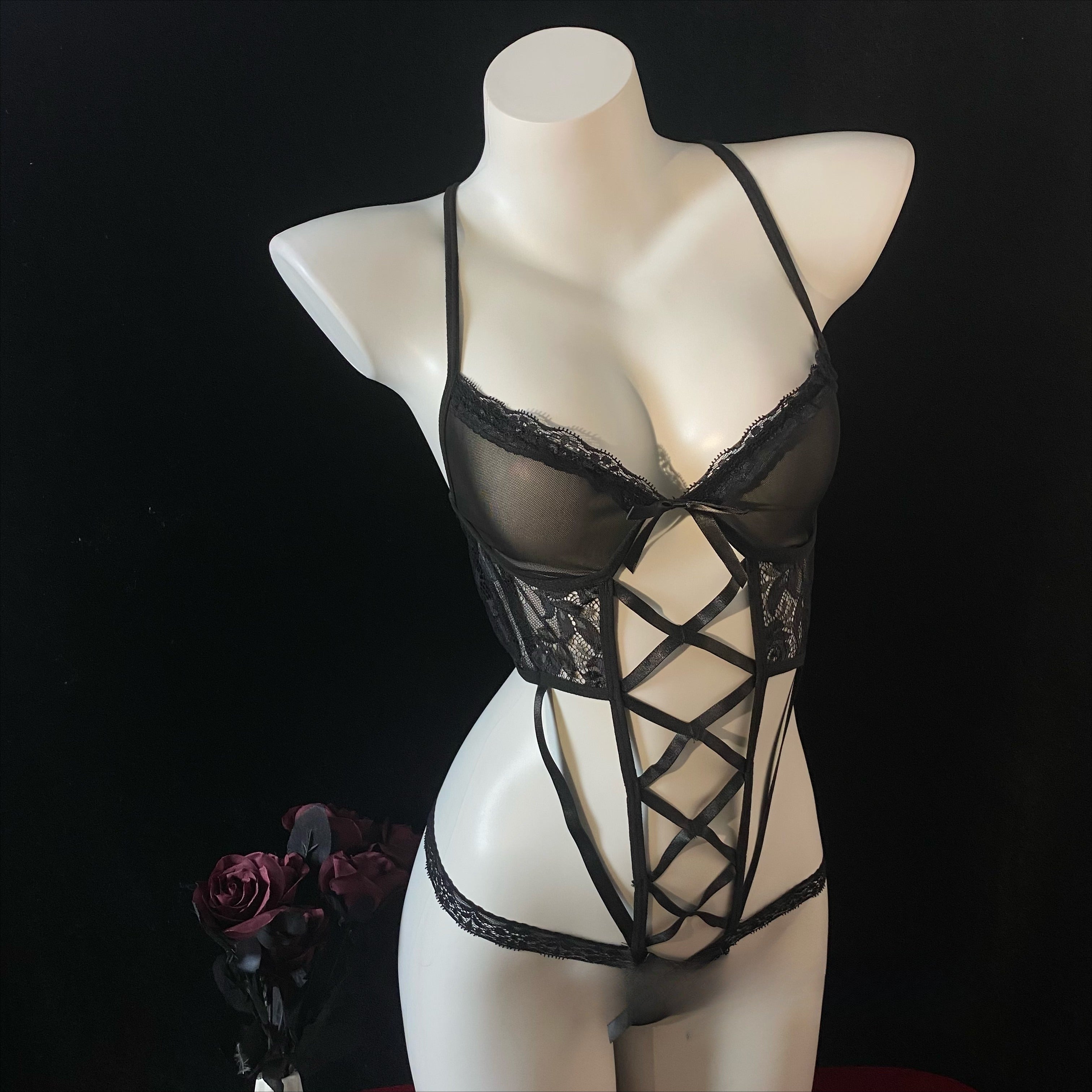 Lace Bondage Lingerie