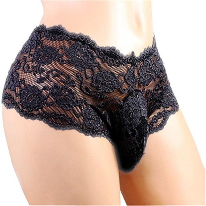 Lace Panties femboy black