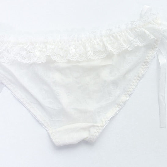 Lace Texture Layered Panties