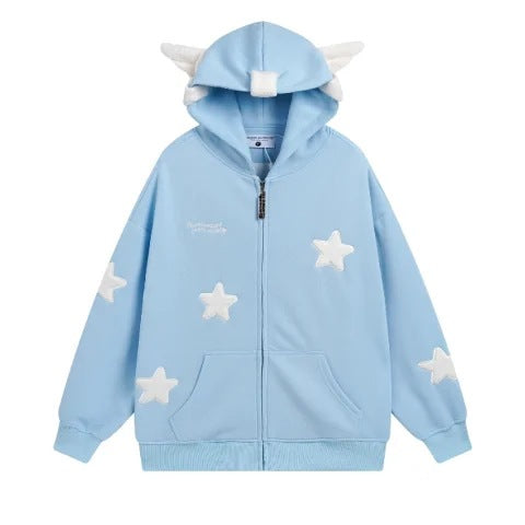 Cute Wing Ears Star Hoodie