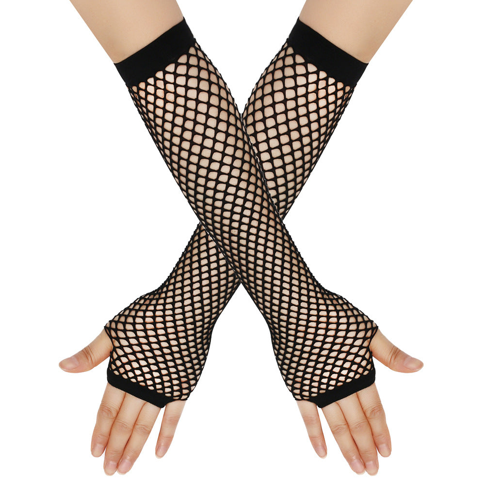 Fishnet Fingerless Gloves