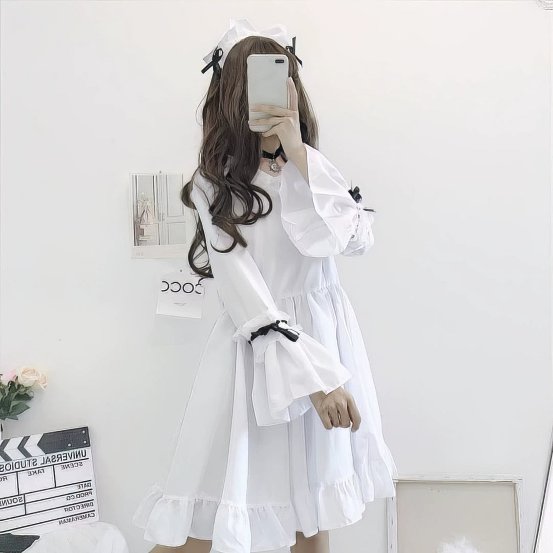 Black and White Maid Dress Set.