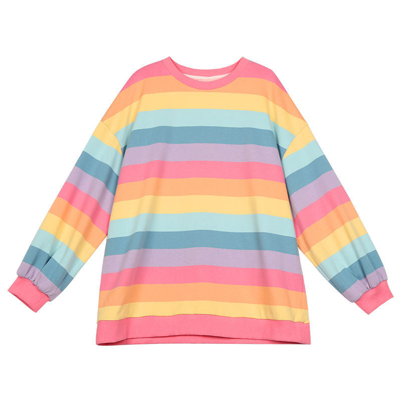 Rainbow Striped Shirt