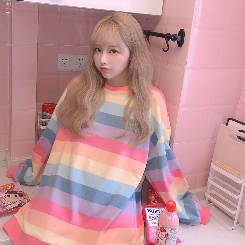 Rainbow Striped Shirt