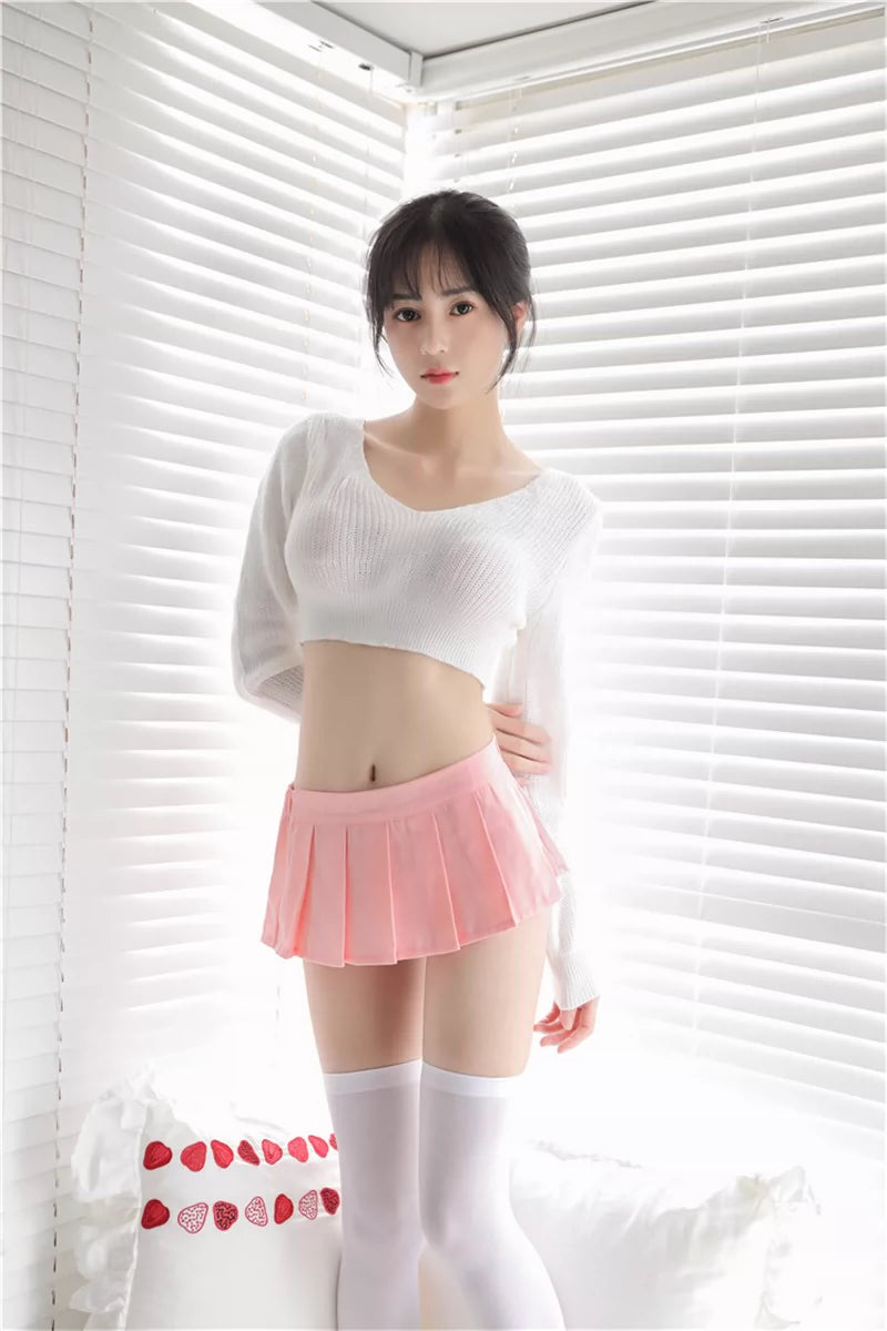 Cute Mini Pleated Femboy Skirt – Femboy Outfit