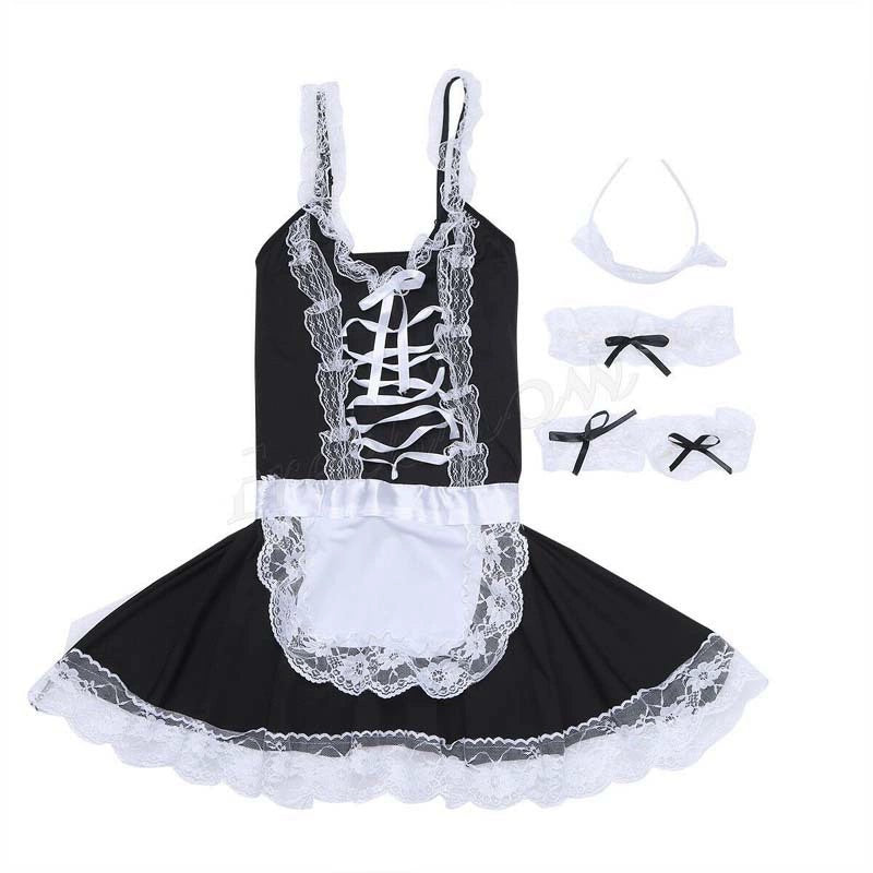 Lace Maid Cosplay Costume.