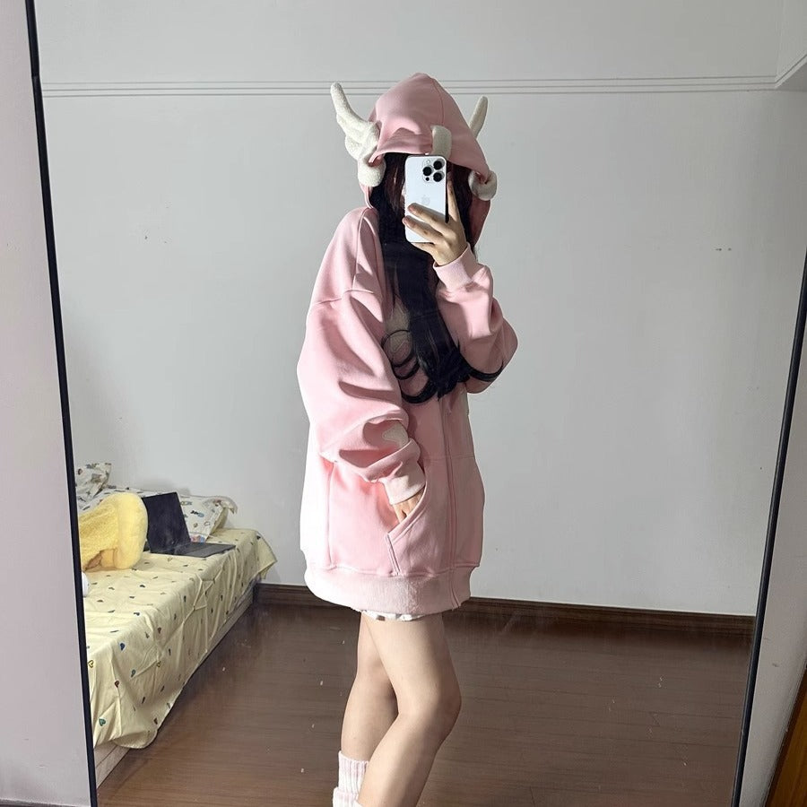 Cute Wing Ears Star Hoodie