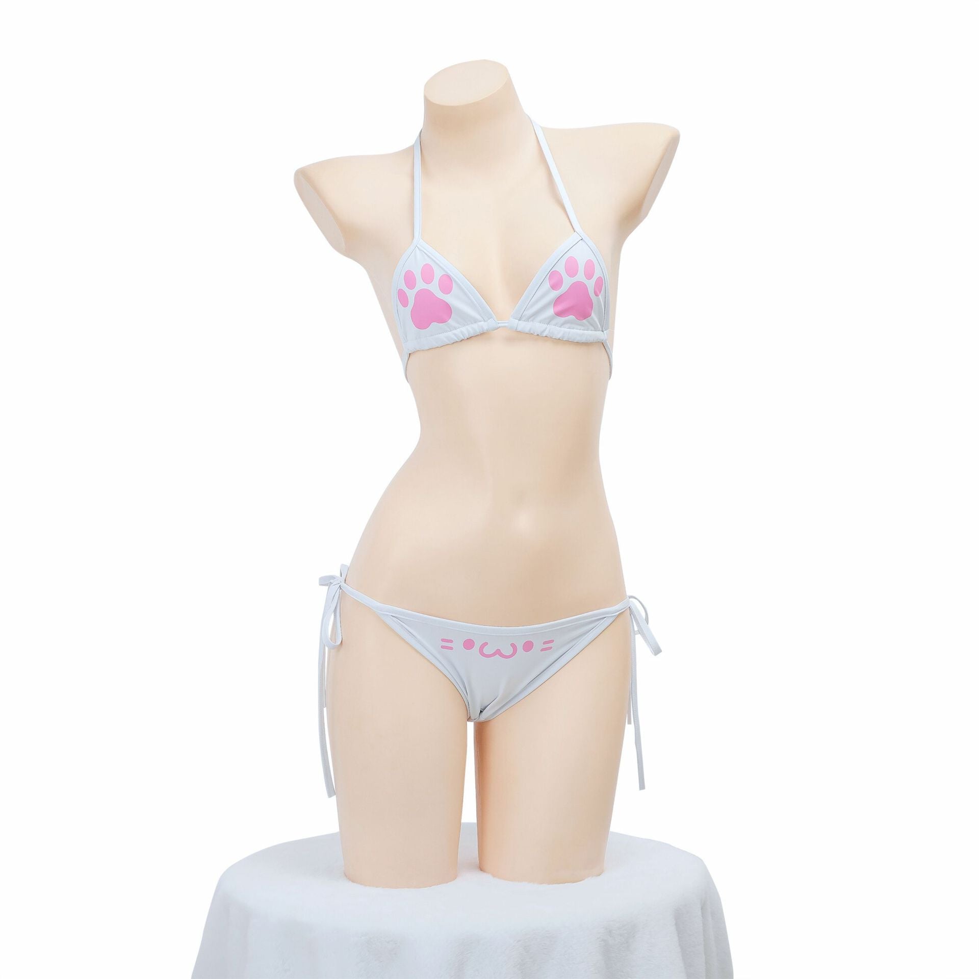 Kaomoji Cat Paw Bikini