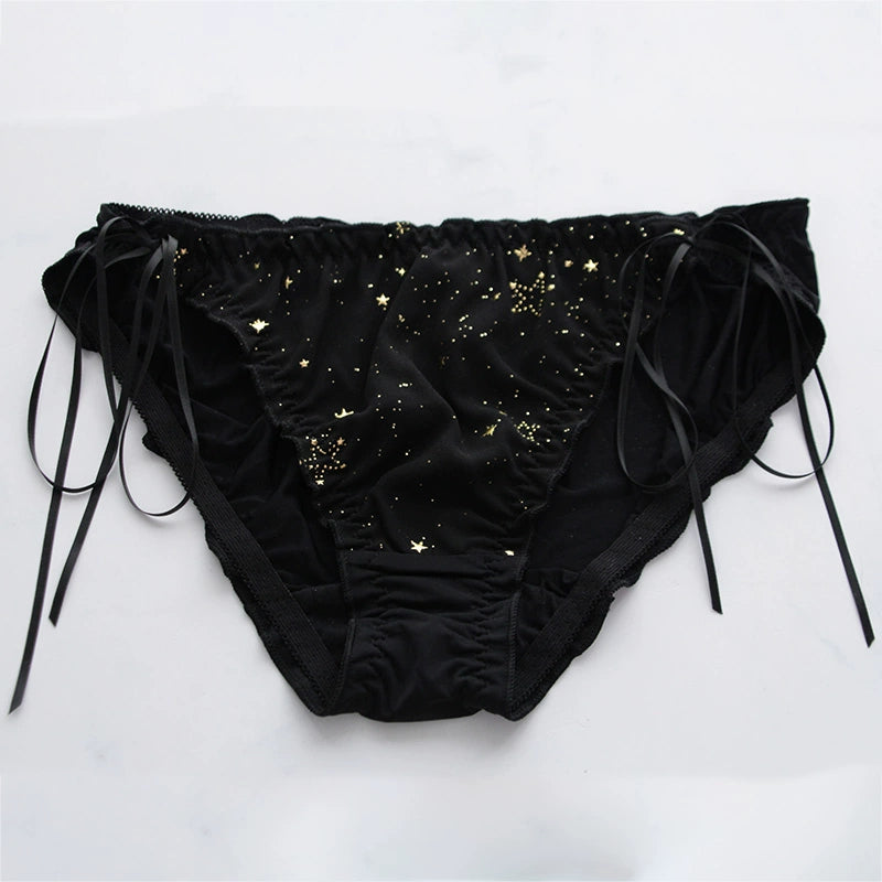 Ice Silk Starry Femboy Panties