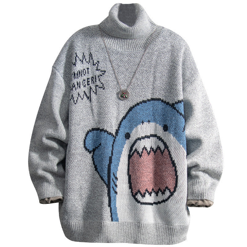 Femboy Shark Turtleneck Sweater