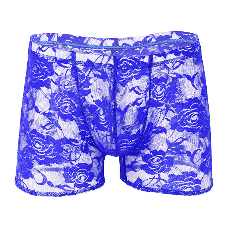 Sheer Lace Boxer Briefs