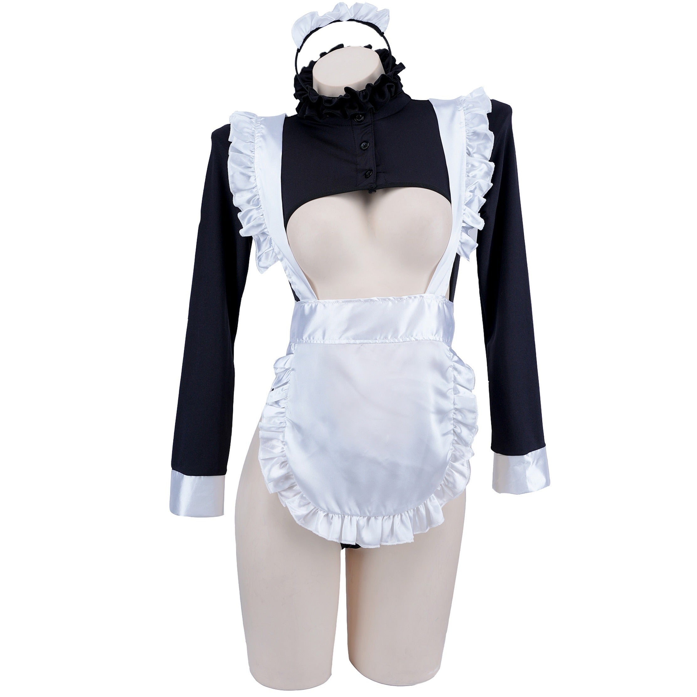 Open Chest Maid Costume