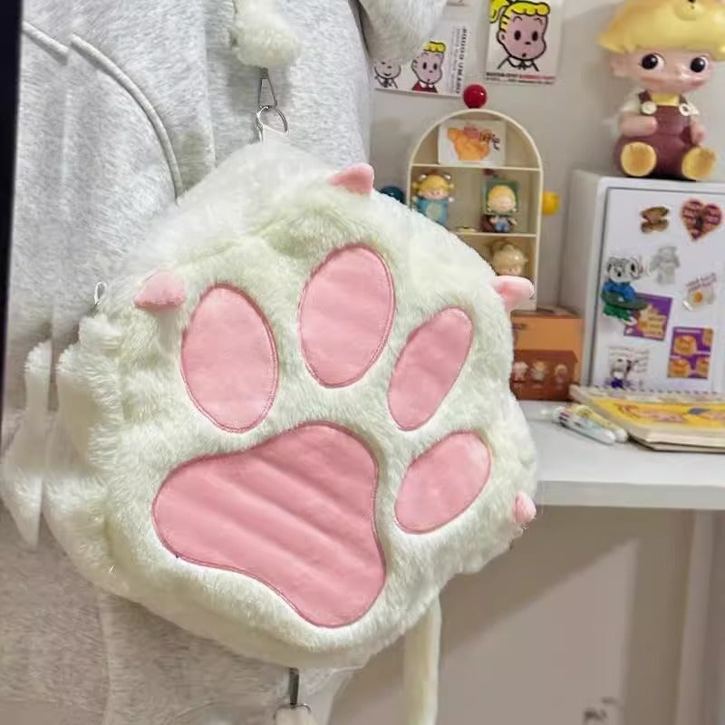 Plush Cat Claw Femboy Backsack