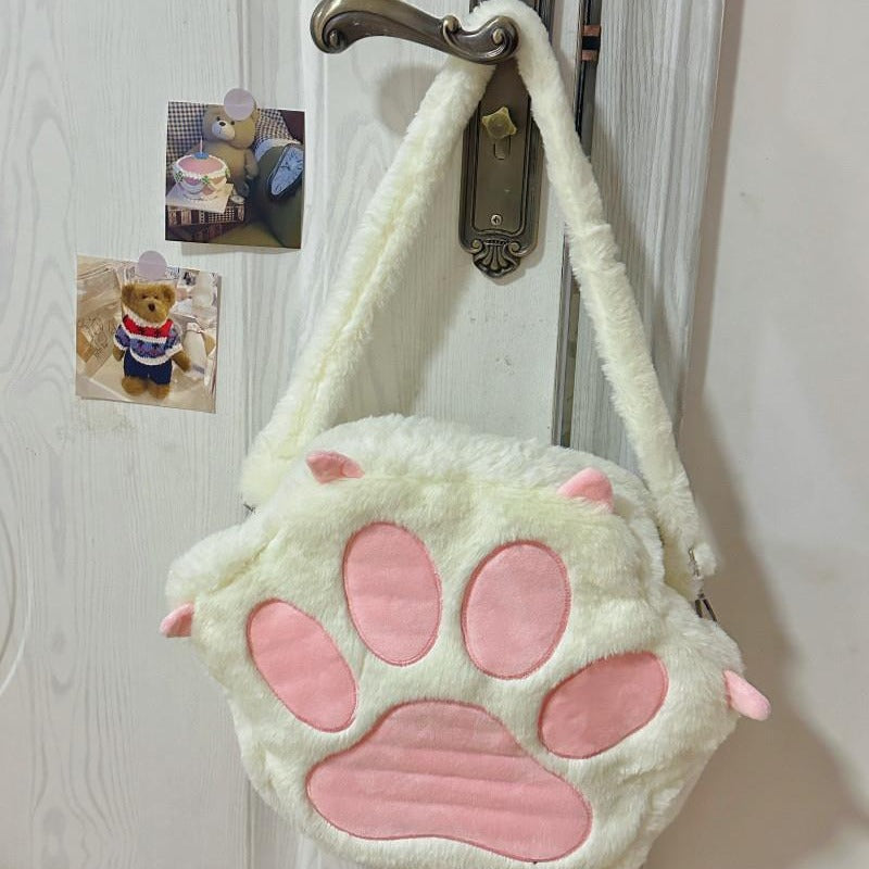 Plush Cat Claw Femboy Backsack