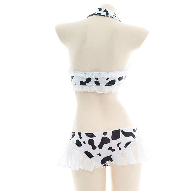 Ruffled Cow Bikini Swimwear