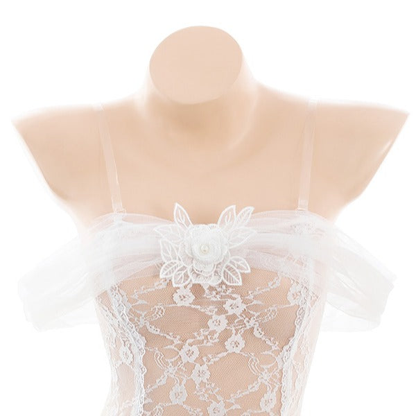 See Through Bridal Lingerie Set