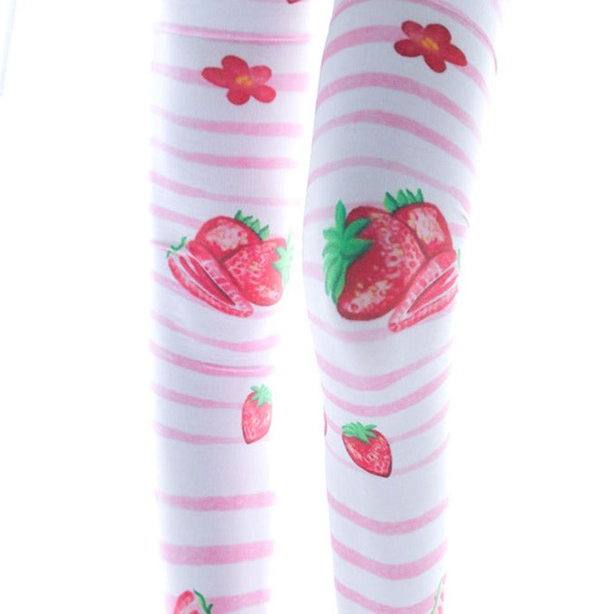 Strawberry Striped Socks