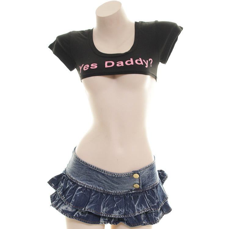 Yes Daddy Ultrashort T Shirt