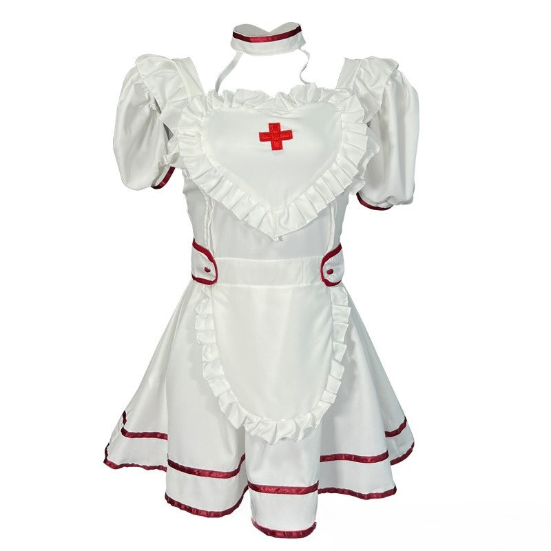 Heart Nurse Cosplay Uniform Dress