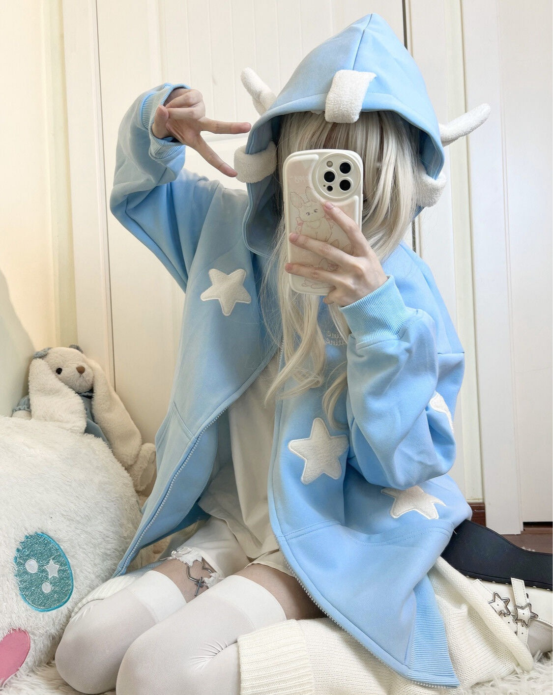 Cute Wing Ears Star Hoodie