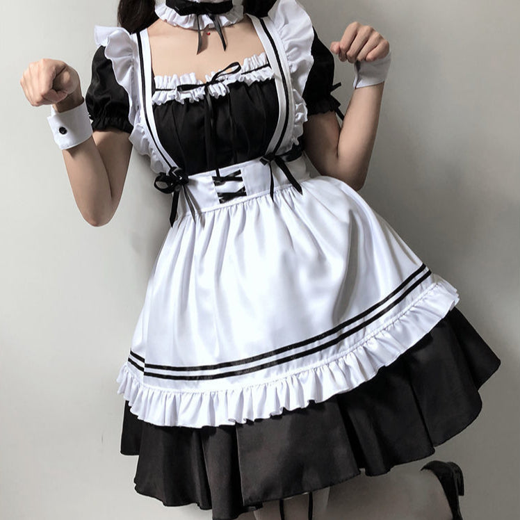Lolita Girdle Maid Dress Set