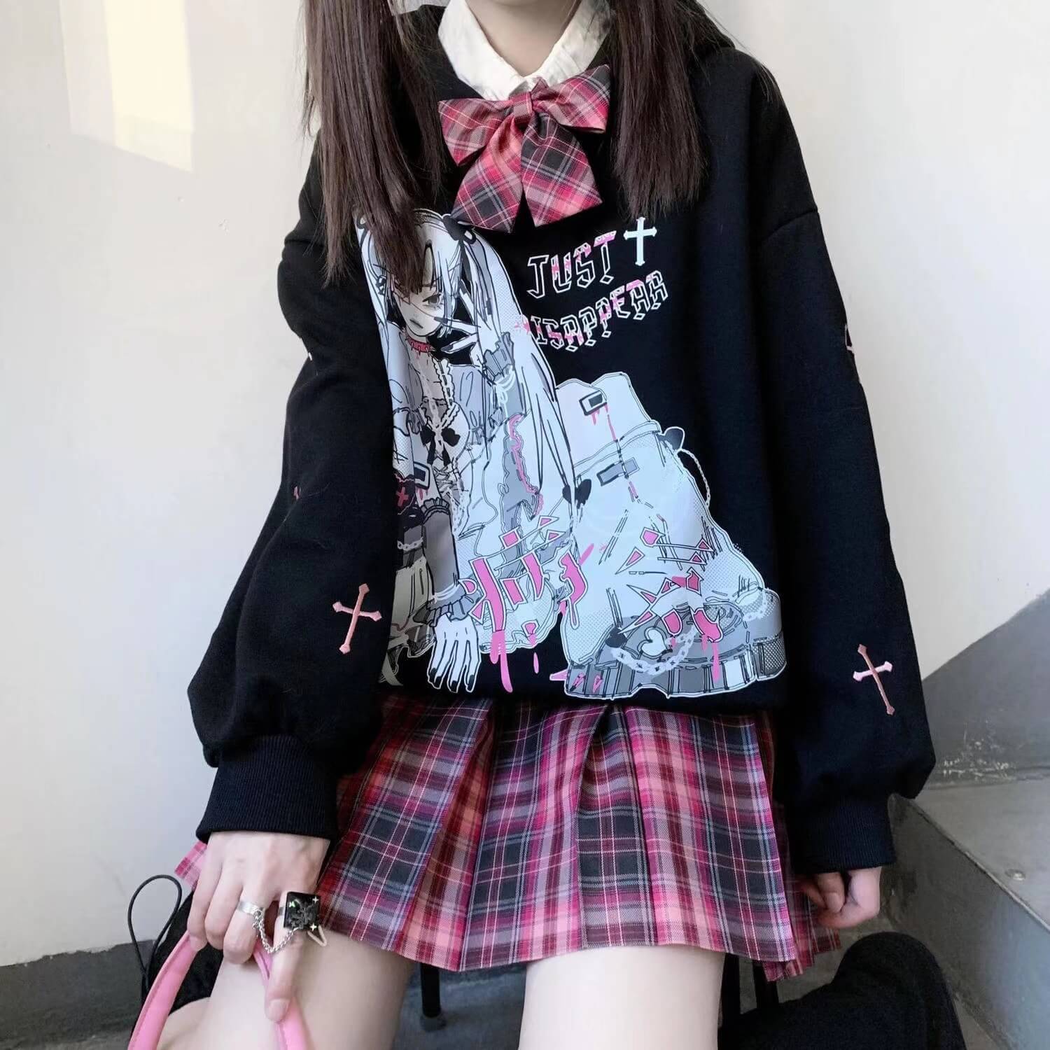 Cute Anime Oversized Hoodie