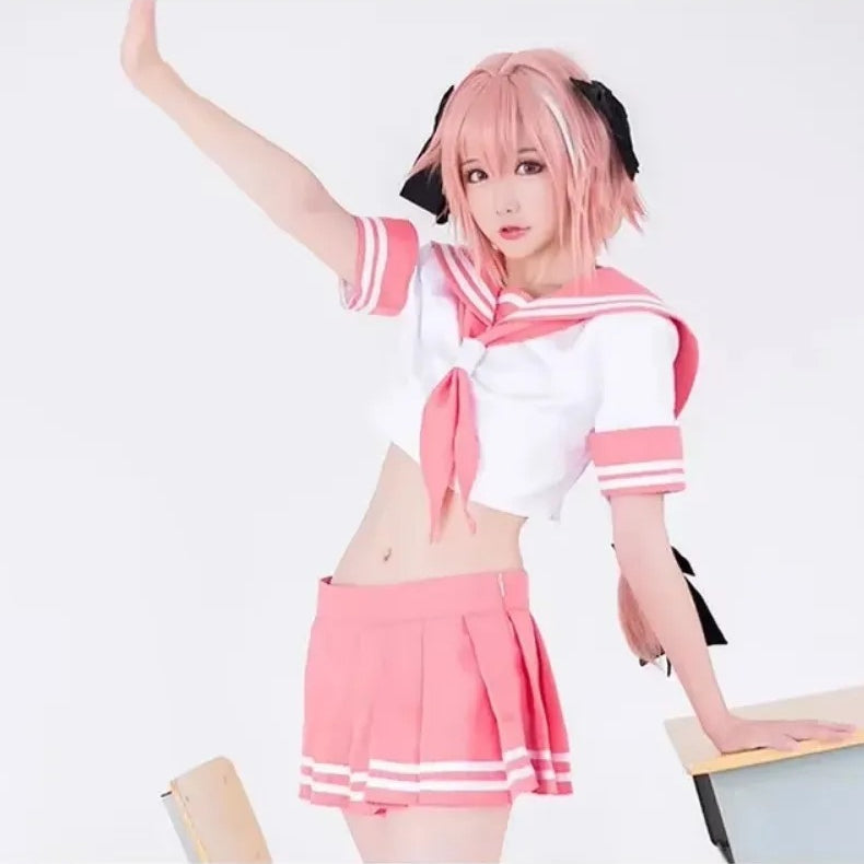 Pink Sailor Seifuku Astolfo Cosplay